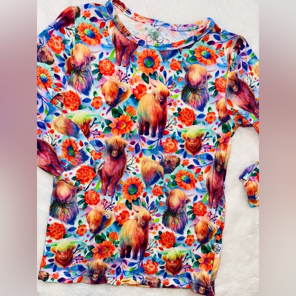 Ollee & Belle Bamboo Pj Set - Picture 3 of 4